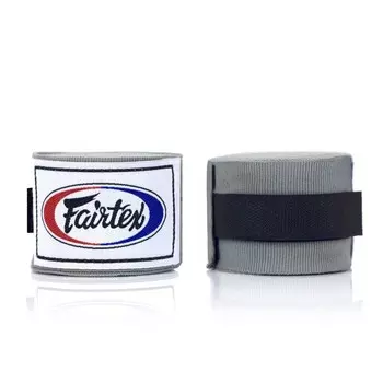 Боксерские бинты Fairtex, 120", серый