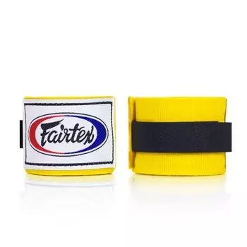 Боксерские бинты Fairtex, 120", желтый