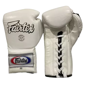 Боксерские перчатки Fairtex Pro BGL7, белый