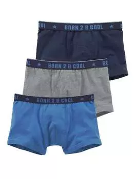 Боксерские трусы AUTHENTIC UNDERWEAR, цвет grau/meliert, blau, marine