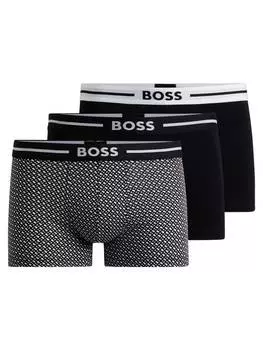 Боксерские трусы BOSS, черный