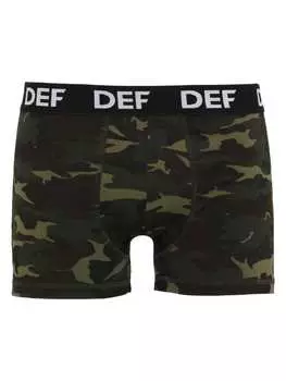 Боксерские трусы DEF, цвет green camouflage