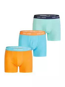 Боксерские трусы Happy Shorts, цвет blue-turquise-orange