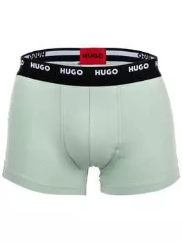 Боксерские трусы HUGO, цвет beige/schwarz/grn/blau