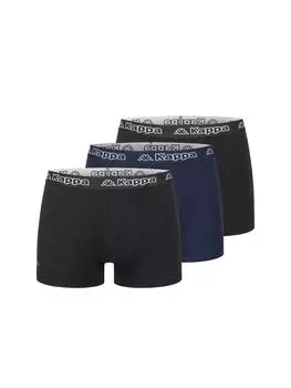 Боксерские трусы Kappa, цвет 2x schwarz/1x blau