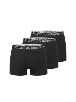 Боксерские трусы Kappa, цвет kappa boxershorts 3er pack 3x schwarz