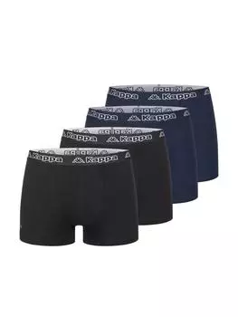 Боксерские трусы Kappa, цвет kappa boxershorts 4er pack 2x schwarz 2xnavy