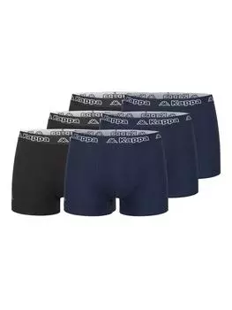 Боксерские трусы Kappa, цвет kappa boxershorts 6er pack 3x schwarz 3xnavy