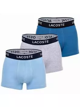 Боксерские трусы Lacoste, цвет blau/grau