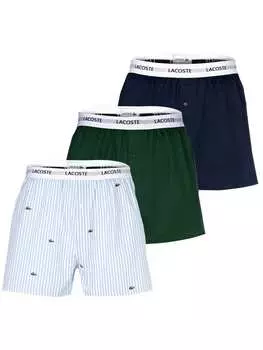 Боксерские трусы Lacoste, цвет blau/grn