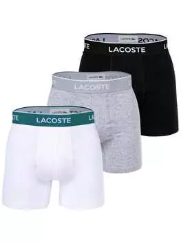 Боксерские трусы Lacoste, цвет schwarz/wei/grau