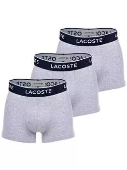 Боксерские трусы Lacoste, серый