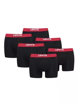 Боксерские трусы Levis, цвет black/red
