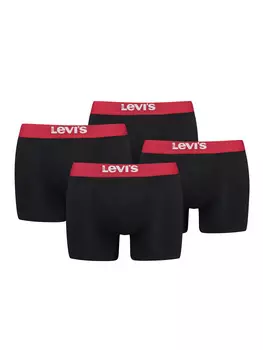 Боксерские трусы Levis, цвет black/red