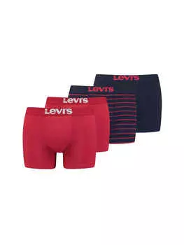 Боксерские трусы Levis, цвет rot/schwarz