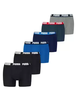 Боксерские трусы Puma, цвет schwarz/blau/grau