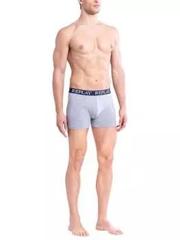Боксерские трусы Replay, цвет grey indigo