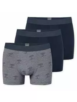 Боксерские трусы Schiesser, цвет blau/grau