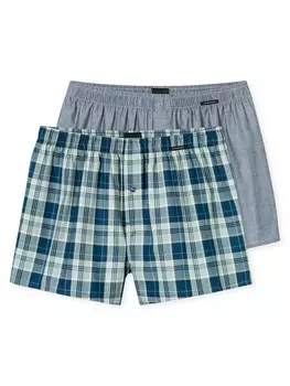 Боксерские трусы Schiesser, цвет blau-grn