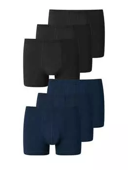 Боксерские трусы Schiesser, цвет schwarz/navy