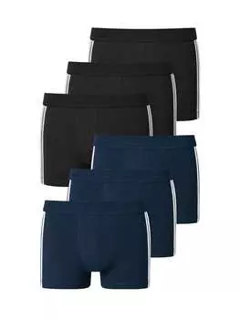 Боксерские трусы Schiesser, цвет schwarz/navy