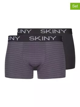 Боксерские трусы Skiny, цвет schwarz/anthrazit