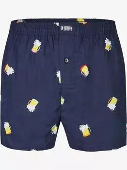 Боксерский принт Happy Shorts, черный
