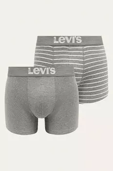 Боксеры (2 пары) Levi's, серый