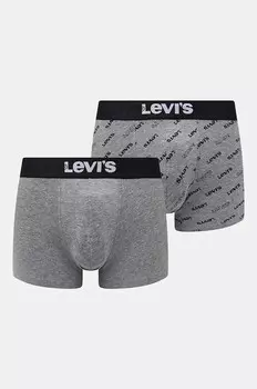 Боксеры 2 шт Levi'S, серый