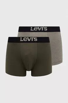 Боксеры 2 шт Levi'S, зеленый