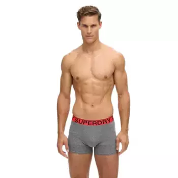Боксеры 2 шт Superdry M3110453A boxers 2 units, серый