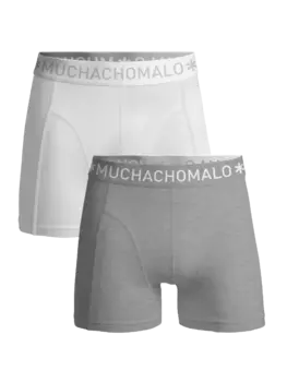 Боксеры 2 шт трусы Muchachomalo, серый