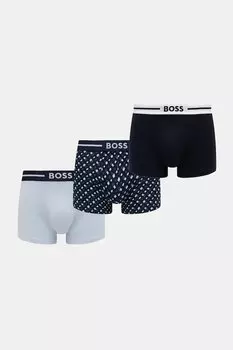 Боксеры 3 шт Boss, темно-синий