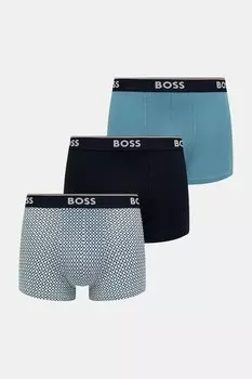 Боксеры 3 шт Boss, темно-синий