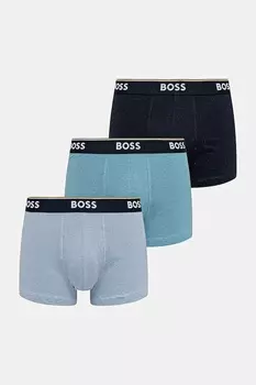 Боксеры 3 шт Boss, темно-синий
