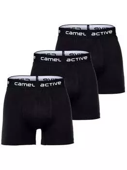 Боксеры, 3 шт. Camel Active, черный