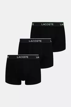 Боксеры 3 шт Lacoste, черный