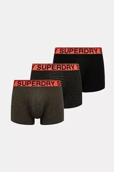 Боксеры 3 шт Superdry, черный