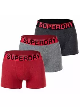 Боксеры, 3 шт. Superdry, мультиколор
