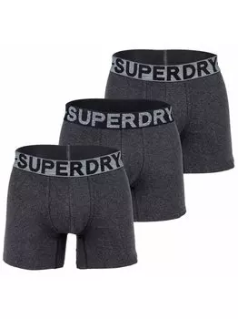 Боксеры, 3 шт. Superdry, мультиколор