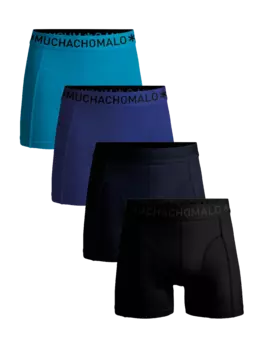 Боксеры 4 шт трусы Muchachomalo, черный