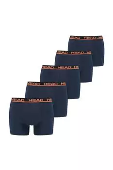 Боксеры - 5 пар Head, синий
