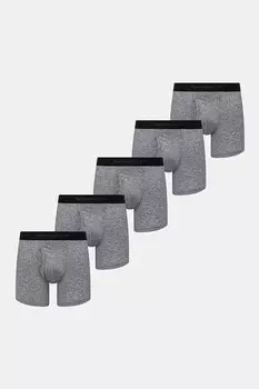 Боксеры 5 шт Abercrombie & Fitch, серый