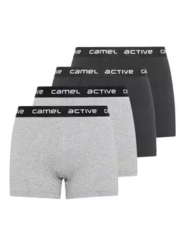 Боксеры Camel Active im 4er Pack, цвет schwarz - grau