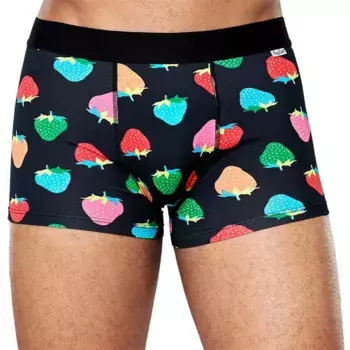 Боксеры Happy Socks Strawberry, черный