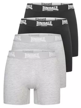 Боксеры LONSDALE, цвет mottled grey/Black