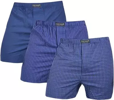 Боксеры normani 3 Stck Herren Web Boxershorts, темно-синий