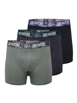 Боксеры Only & Sons, серый/черный