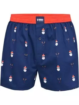 Боксеры рождество Happy Shorts, синий