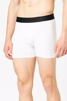 Боксеры с хлопком - 3 пары Superdry, черный